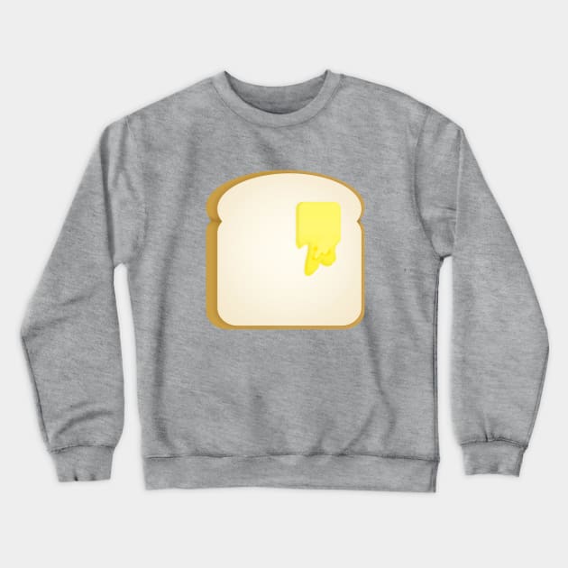 Bread and Butter Crewneck Sweatshirt by MinimalFun